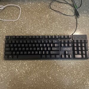 Chonchow Gaming Keyboard‎ 87-Key RGB Backlit Compact  - USB Wired black